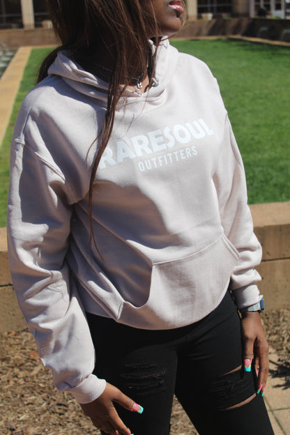 “RSO” Classic Hoodie (Sandstone/ White Puff)