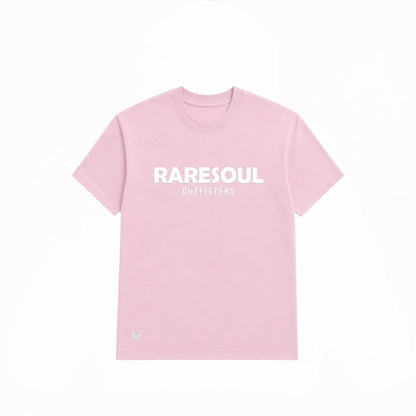 Born To Stand Out Essential Tee (Light Pink/ White Puff)