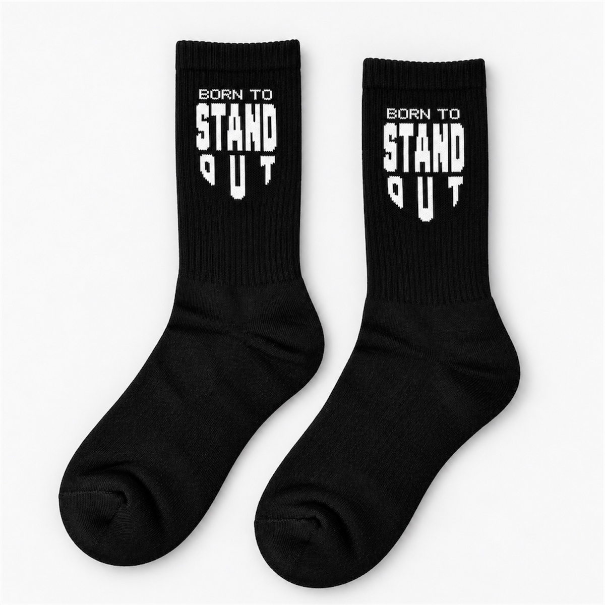 Born To Stand Out Black Essential Socks