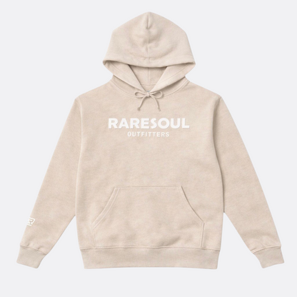 Born To Stand Out Essential Hoodie (Sandstone/ White Puff)