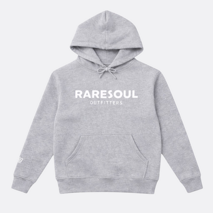 Born To Stand Out Essential Hoodie (Cool Gray/ White Puff)