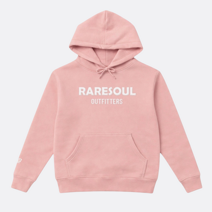 Born To Stand Out Essential Hoodie (Blush Pink/ White Puff)